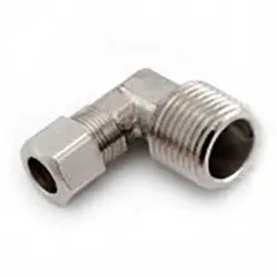 00669-0606-003 - 3/8-In Compression X 3/8-In Male Nptf Brass 90-Degree Elbow Fitting 1