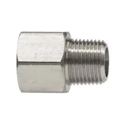 06120-0606-003 - 3/8-In Female Nptf X 3/8-In Male Nptf Nickel-Plated Light Pattern Extender Adapter 1