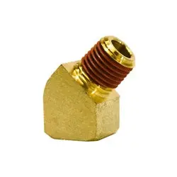 06124-06-001 - 3/8-Inch Female To Male Nptf Brass 45-Degree Street Elbow With Sealant 1