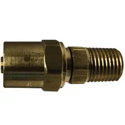 07217-061208 - Brass Reusable Swivel 3/8 In Hose To 1/2 In Mnptf, Max 150 Psi 1
