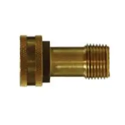 07420-1206Bp - 3/4 In Fgh X 3/8 In Mnptf Brass Swivel Adapter, 75 Psi, 35-100°F 1