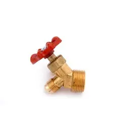 09540-0612 - 3/8 X 3/4-In Brass Tank Valve With Mip And Flared Connections 1