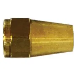 10002 - 3/16-In Sae Flare Brass Hex Long Rod Nut, 0.43-In Hex, 0.81-In Length, 1900 Psi Rating 1
