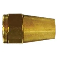 10008 - Brass Hex Long Rod Nut 3/4-In Sae 45-Degree Flare, 1-1/4-In Hex, 2.19-In Length 1