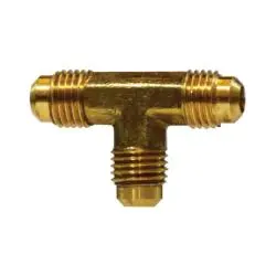 10161 - 3/8-In Male Flare Brass Union Tee Fitting For Hydraulic Applications, 1000 Psi 1