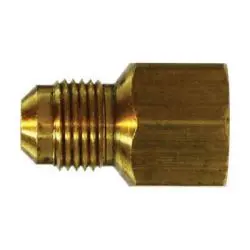 10222 - 1/8 In Sae 45° Flared To 1/8 In Fpt Brass Adapter 1