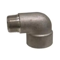 103162 - 90 Degree Street Elbow - 3/8 In X 3/8 In Threaded Stainless Steel Fitting 1