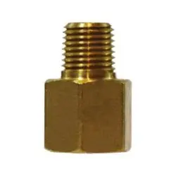 10438 - Brass Sae 45-Degree Flare Adapter 3/8-In Female To 1/2-In Male Nptf Connection 1