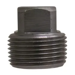 107673 - 1/2 In Mpt Square Head Plug - Forged Steel Fitting 1