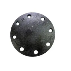 108069Bf - 4 In X 4 In Iron Blind Flange, 9 In Od, 0.94 In Thick, 150 Lb Pressure Class 1
