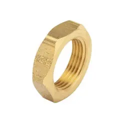 111-2 - 1/8-In Npsl Brass Hex Locknut, 0.69 In Hex Size, 0.19 In Length, 1200 Psi Pressure Rating 1