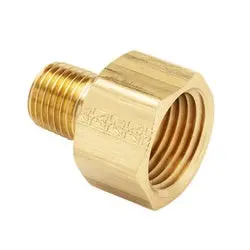 120-128 - 3/4-In Female Nptf X 1/2-In Male Nptf Brass Pipe Adapter 1