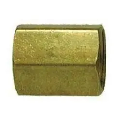 12028 - Brass Hex Union 5/8-In X 5/8-In For Hydraulic Tubing, 1.06-In Hex Size 1