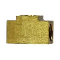 12090 - Brass Union Tee Fitting, 1/2 In X 1/2 In X 1/2 In, Inverted Flared, 750 Psi 1