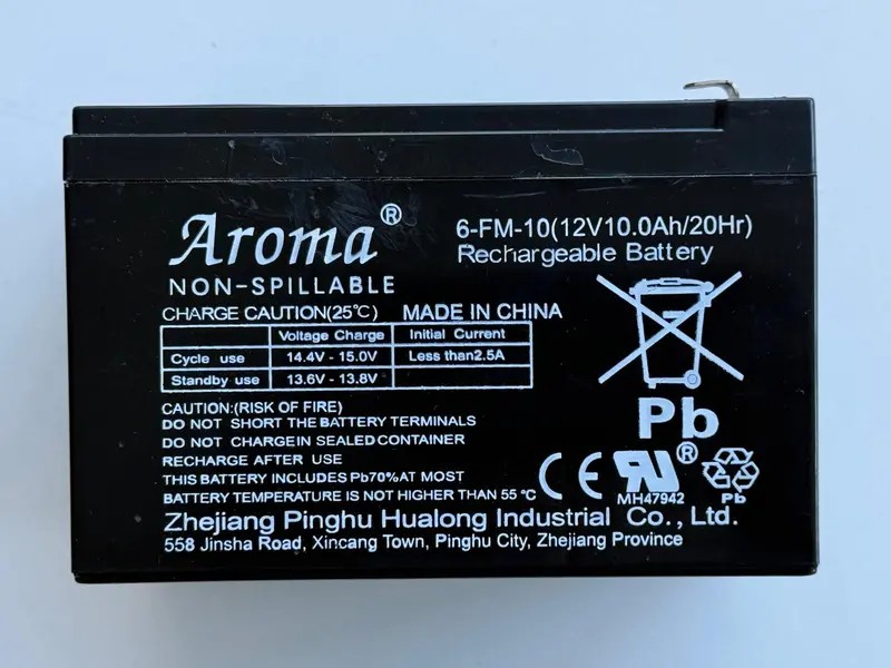 12V 10Ah 6-Fm-10 Replacement Battery For Kids Ride On 1