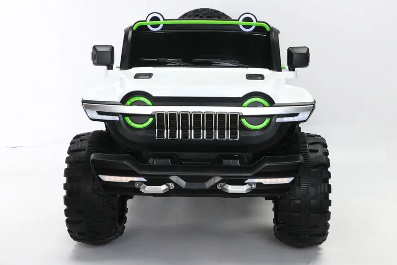 12V Jeep Wn1166 Kids Ride On - White 1