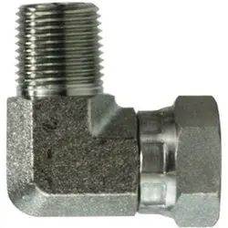 15011612 - 1 In X 3/4 In Steel 90-Degree Swivel Elbow Nptf/Npsm Fitting 1