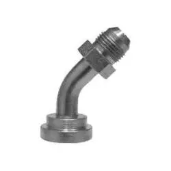 17031612 - 1-In Male Jic To 3/4-In Code 61 Flange Steel 45-Degree Adapter Elbow 1