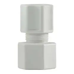 17145P - 1/4 In X 1/8 In Compression & Fip Polypropylene Adapter 1