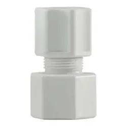 17158P - Polypropylene Adapter 1/2 In Compression To 3/8 In Female Npt Fitting 1