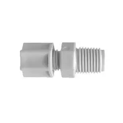 17180N - 1/4-In Compression To 1/4-In Male Npt Adapter, Nylon, 125 Psi, -40 To 200°F 1