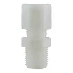 17193N - 1/2 In Compression To 1/4 In Mip Nylon Adapter, Durable, 125 Psi, -40 To 200°F 1