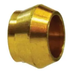 18031 - 5/8-In Brass Compression Plug Fitting, Length 0.45 In, Width 0.72 In, Thread 13/16 - 18 1