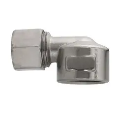 18262N - 1/2-In X 3/8-In Nickel-Plated Brass 90-Degree Elbow Fitting 1
