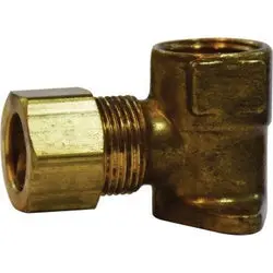18271 - Brass 90° Drop Ear Elbow Fitting - 5/8 In Compression X 1/2 In Fip 1