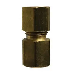 18502 - 1/4 In Compression To 1/4 In Female Flared Brass Adapter 1
