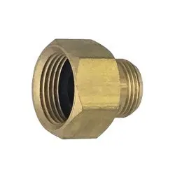 18510 - Brass Connector 1/2 In Female To 3/8 In Male Compression Fitting 1