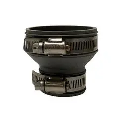 195520 - 1-1/2 In X 1-1/4 In Rubber Flexible Drain And Trap Coupling 1