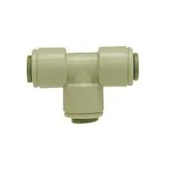 20028P - 1/4 In X 1/4 In X 1/4 In Plastic Union Tee With Push-In Tube Connections 1