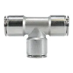 20028Ss - 1/4-In X 1/4-In X 1/4-In Stainless Steel Union Tee With Push-To-Connect Fittings 1