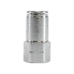 20032Nic - 1/8 In X 1/8 In Brass Female Adapter With Nickel Collet 1