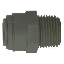 20046P - 5/32 In Push-In To 1/4 In Mip Straight Plastic Adapter 1