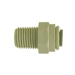 20055P - 1/4-In Push-In X 1/4-In Mip Polypropylene Adapter, 1/4-18 Thread, 170 Psi Rating 1