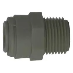 20058P - 3/8-In Push-In X 1/4-In Mip Polypropylene Adapter Fitting, 170 Psi 1