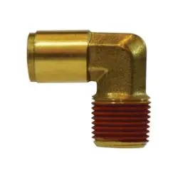 20075 - 1/2 In Push-To-Connect X 3/8 In Male Npt Brass 90-Degree Elbow Fitting 1