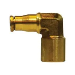 20091 - Brass Female 90-Degree Elbow Fitting, 3/8-In Push-To-Connect X 1/4-In Female Npt 1