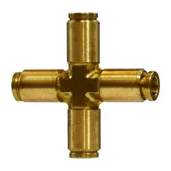 20143 - Brass Cross Fitting With Four 3/8-In Push-To-Connect Ports 1
