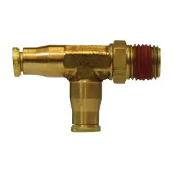 20167 - 1/2-In Push-To-Connect X 1/2-In Male Npt Brass Swivel Run Tee, 2-3/4 In Length 1