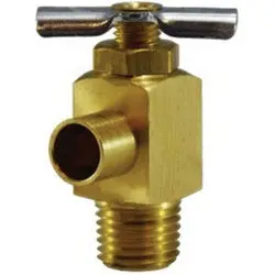201Dh - Brass Needle Drain Cock With Hose Bibb, 3/8 X 1/4 In, Mip Connection, 150 Psi Rating 1