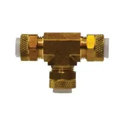 20253 - Brass Poly-Flo Union Tee Fitting - 1/2 In X 1/2 In X 1/2 In For Tubing 1