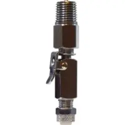 20439 - 3/8 In Tube X 1/4 In Mpt Brass Double End Shut-Off Connector 1