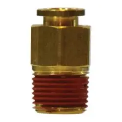 20532 - 5/16-In Push-To-Connect X 3/8-In Male Npt Brass Adapter Fitting 1