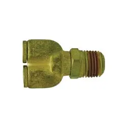 20557 - 1/4-In Push-To-Connect X 1/4-In Push-To-Connect X 1/4-In Male Nptf Brass Wye Connector, 2 In Length 1