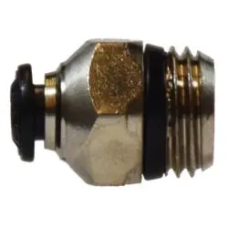 20626N - 8 Mm X 1/4 In Nickel-Plated Brass Internal Hex Male Adapter 1