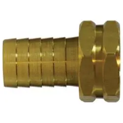 209Ghs-6E - 3/8-In Hose Barb To 3/4-In Female Garden Hose Brass Swivel Adapter 1