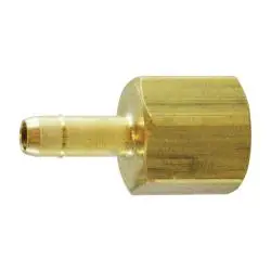 21043 - Brass Single Barb Mini Adapter 1/4 In X 1/8 In, 150 Psi, -65 To 90°F 1